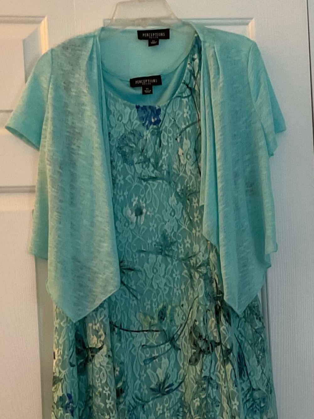 Perceptions Petite 2 piece dress Large